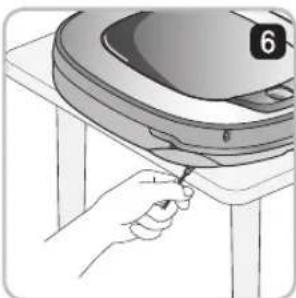 LG HomBot VR9624PR - Side Brush management - 6