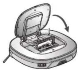 LG HomBot VR9624PR - Upon a voice message, "Please check that the dust bin and filter are properly installed." - 3