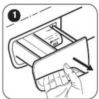 ZANUSSI ZWF8143BW - NETTOYAGE DU DISTRIBUTEUR DE PRODUIT DE LAVAGE - 1
