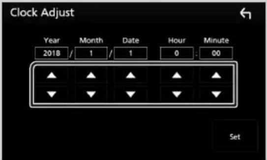 KENWOOD DMX7018DABS - Adjust the date, then adjust the time. - 1