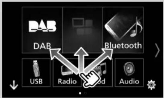 KENWOOD DMX7018DABS - Personnalisez les boutons de raccourcis sur l'écran ACCUEIL - 1