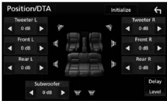 KENWOOD DMX7018DABS - Contrôle de DTA position - 2