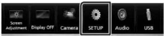 KENWOOD DMX7018DABS - Touchez [SETUP]. - 1