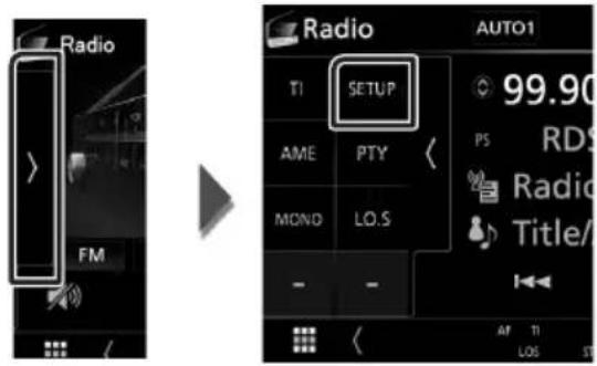 KENWOOD DMX7018DABS - Configuration radio - 1