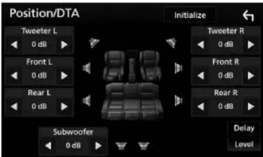 KENWOOD DMX7018DABS - Position DTA control - 2