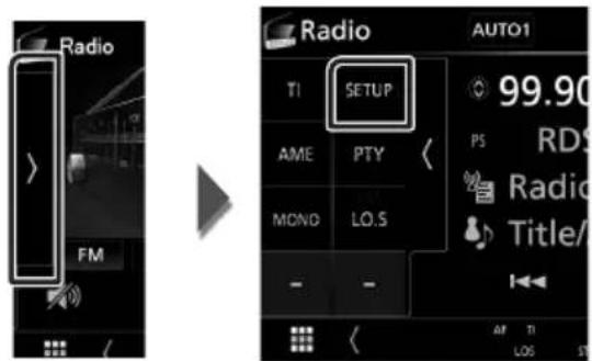 KENWOOD DMX7018DABS - Radio Setup - 1