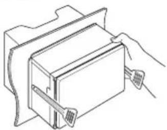 KENWOOD DMX7018DABS - Retrait de l'appareil - 4