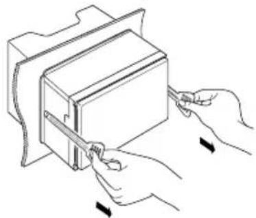 KENWOOD DMX7018DABS - Removing the unit - 3