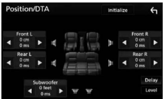 KENWOOD DMX7018DABS - Contrôle de DTA position - 1
