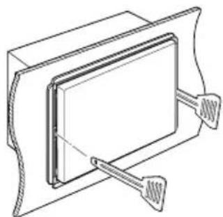 KENWOOD DMX7018DABS - Removing the unit - 2