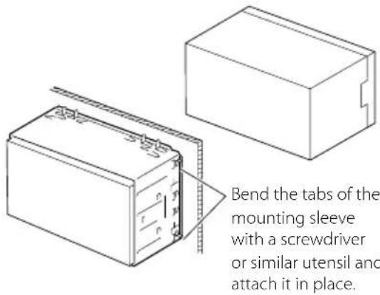 KENWOOD DMX7018DABS - Installing the unit - 1