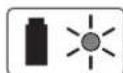 BOSCH Easy HedgeCut 1235 Li - Konstant lys i gronn batteri-ladeindikator - 1
