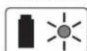 BOSCH Easy HedgeCut 1235 Li - Luz permanente enindicator verde de carga del accumulator - 1