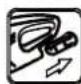 BOSCH Easy HedgeCut 1235 Li - Descrizione dei symboli - 3