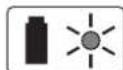 BOSCH Easy HedgeCut 1235 Li - Zalais akumulatora uzlades indicators deg pastavigi - 1