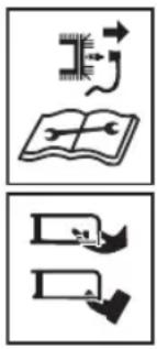 Wolf Garten A 460 A SP HW - Symbols on the lawn mower - 7