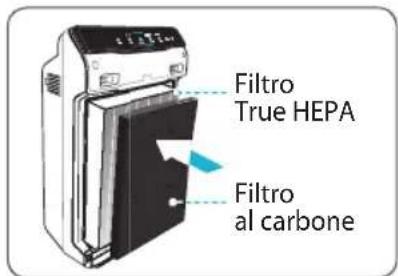 Filtro True HEPA Filtro al carbone