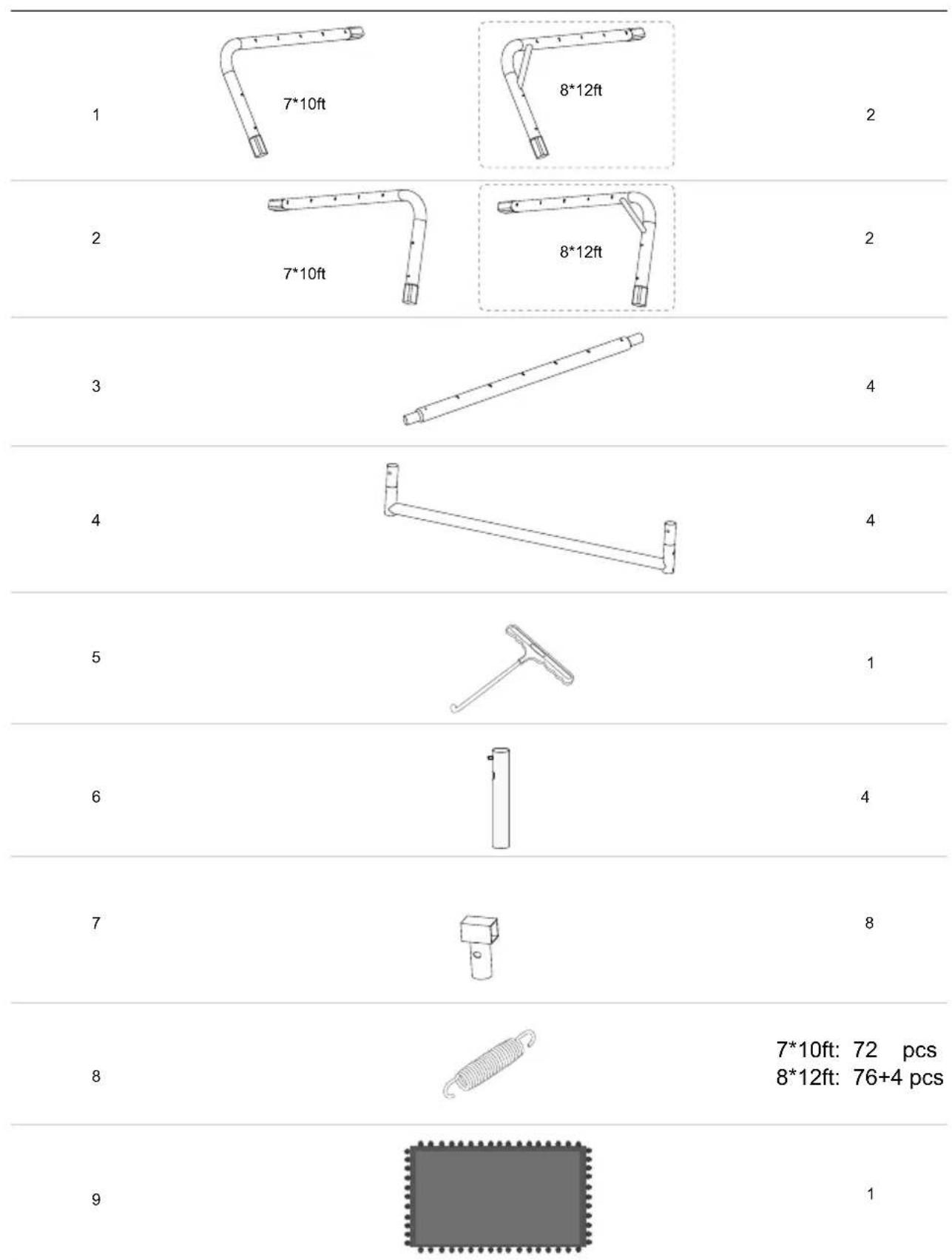 EXIT Silhouette Inground - Assembly / Montage / Montage / L'assemblage/samling - 1