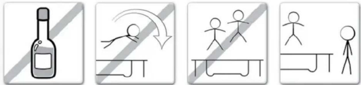 EXIT Silhouette Inground - AANBEVOLEN VOORZORGSMAATREGELEN TIJDENS HET GEBRUIK VAN DE TRAMPOLINE - 1