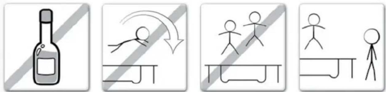EXIT Silhouette Inground - ADVISORY PRECAUTIONS WHILST USING THE TRAMPOLINE - 1