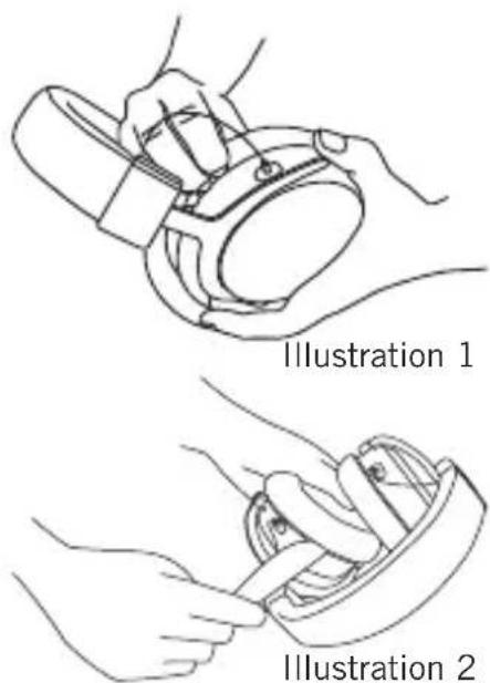 BEYERDYNAMIC Amiron Wireless - Skötsel – Placering för FCC/IC/Japan certifieringsnummer - 1