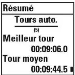 POLAR M460 - RÉSUMÉ DE L'ENTRAÎNEMENT SUR VOTRE M460 - 14