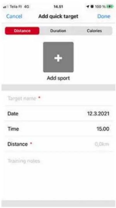 POLAR M460 - Objectif favori - 2