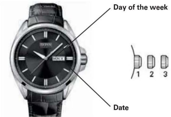 BOSS Hong Kong HO1550002 - WATCHES WITH SIMPLE FUNCTIONS 3-Hand Models with Day / Date Display - 1
