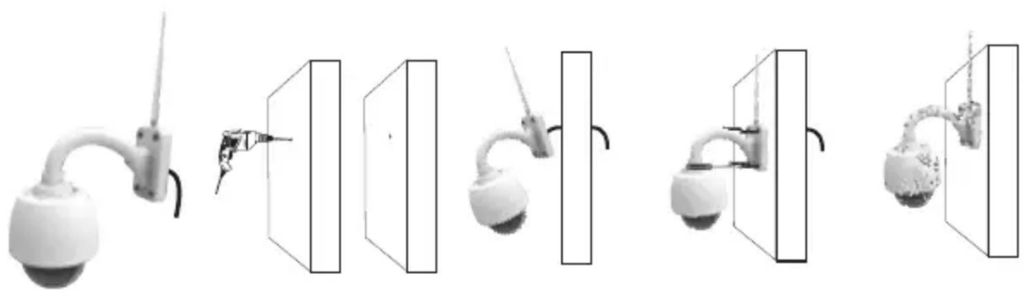 ALECTO DVC255IP - CAMERA OP VASTE PLAATS MONTEREN. - 1