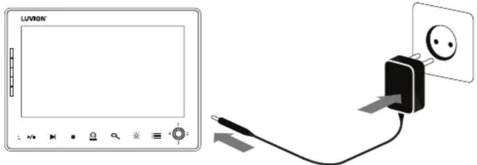 Luvion Prestige Touch 2 - INSTALLATION DER ELTERNEINHEIT (MONITOR) - 1