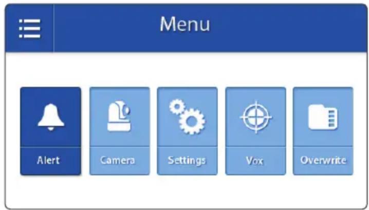 Luvion Prestige Touch 2 - MENU >CAMERA > PAIRING - 1