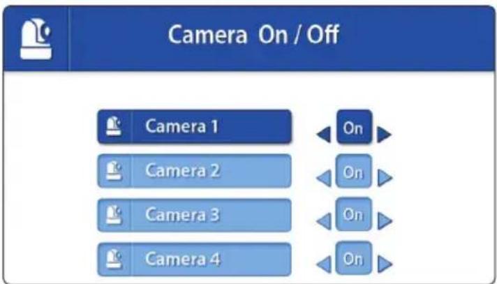 Luvion Prestige Touch 2 - MENU > CAMERA > PAIRING - 3