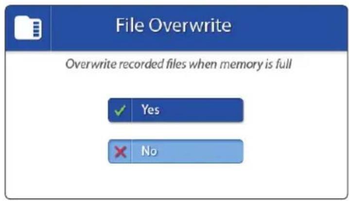 Luvion Prestige Touch 2 - MENU>OVERWRITE - 2