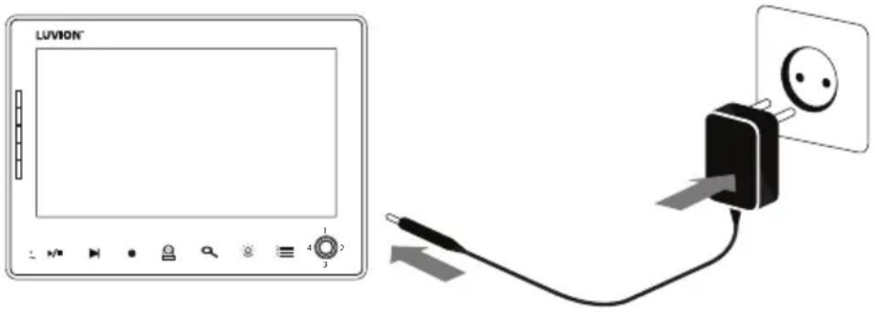 Luvion Prestige Touch 2 - INSTALLERING AV FORELDREENHETEN (MONITOR) - 1