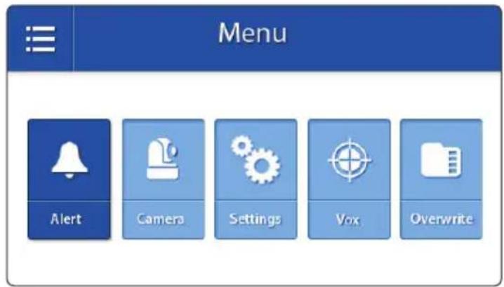 Luvion Prestige Touch 2 - MENU >CAMERA > PAIRING - 1