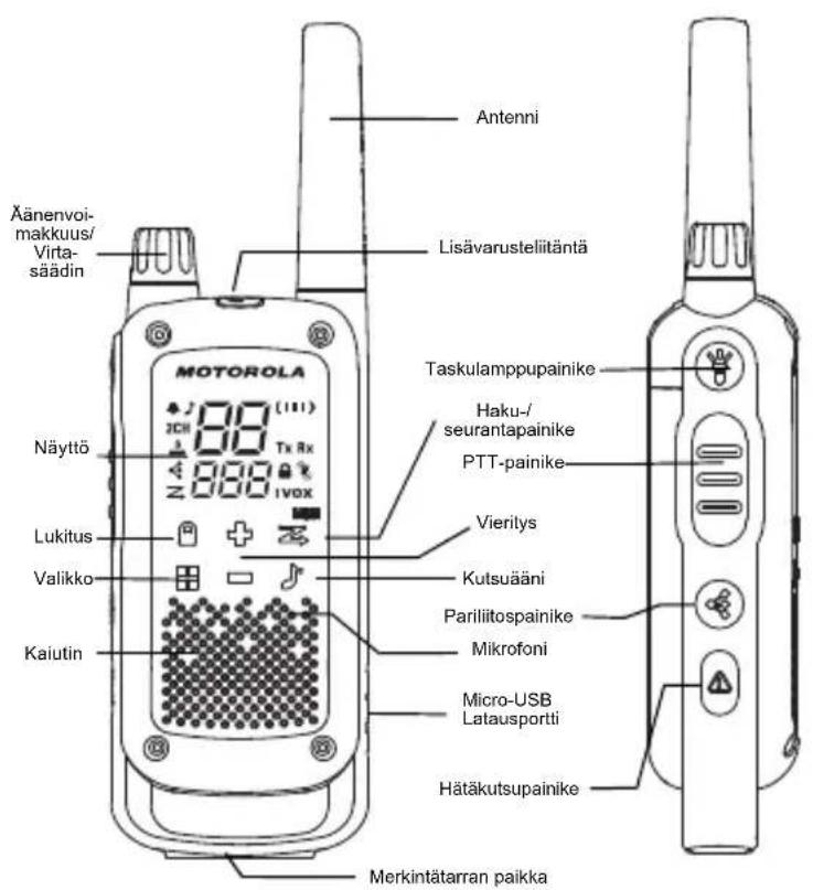 MOTOROLA Talkabout T82 Extreme - Ominaisuudet ja tekniset tiedot - 1