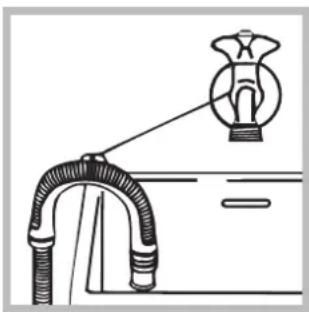 INDESIT EWC 81483 W EU - Anschluss des Ablaufschlauches - 2