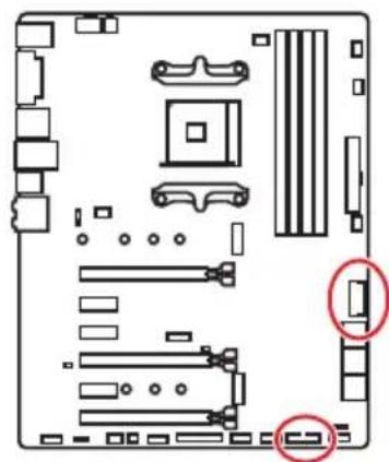 MSI X470 Gaming Plus - JUSB3~4: USB 3.1 Gen1 Connectors - 1
