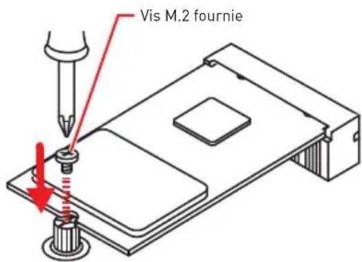 MSI X470 Gaming Plus - Installation du SSD M.2 - 2