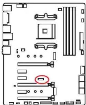 MSI X470 Gaming Plus - JTPM1: Pa3bem moулТPM - 1