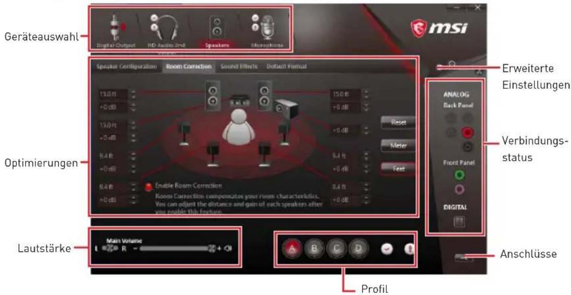 MSI X470 Gaming Plus - Realtek HD Audio Manager - 1