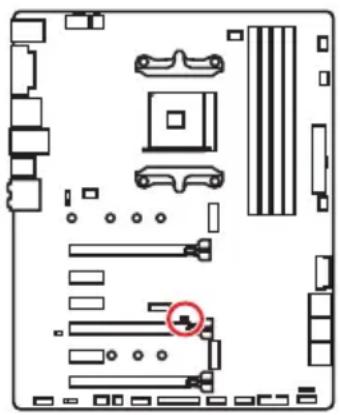 MSI X470 Gaming Plus - JCI1: Chassis Intrusion Connector - 1