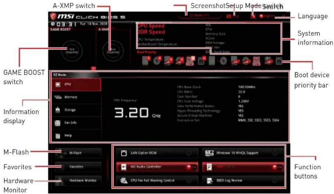 MSI X470 Gaming Plus - EZ Mode - 1