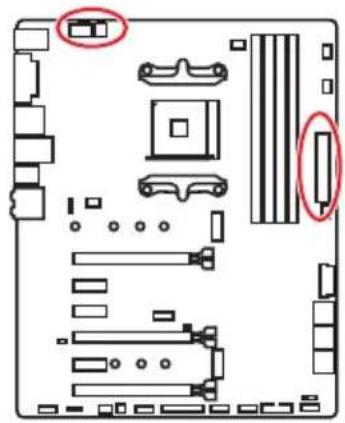 MSI X470 Gaming Plus - CPU_PWR1, CPU_PWR2, ATX_PWR1: Pa3bemblnTaHnA - 1
