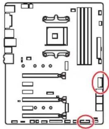 MSI X470 Gaming Plus - JUSB3~4: Connecteurs USB 3.1 Gen1 - 1