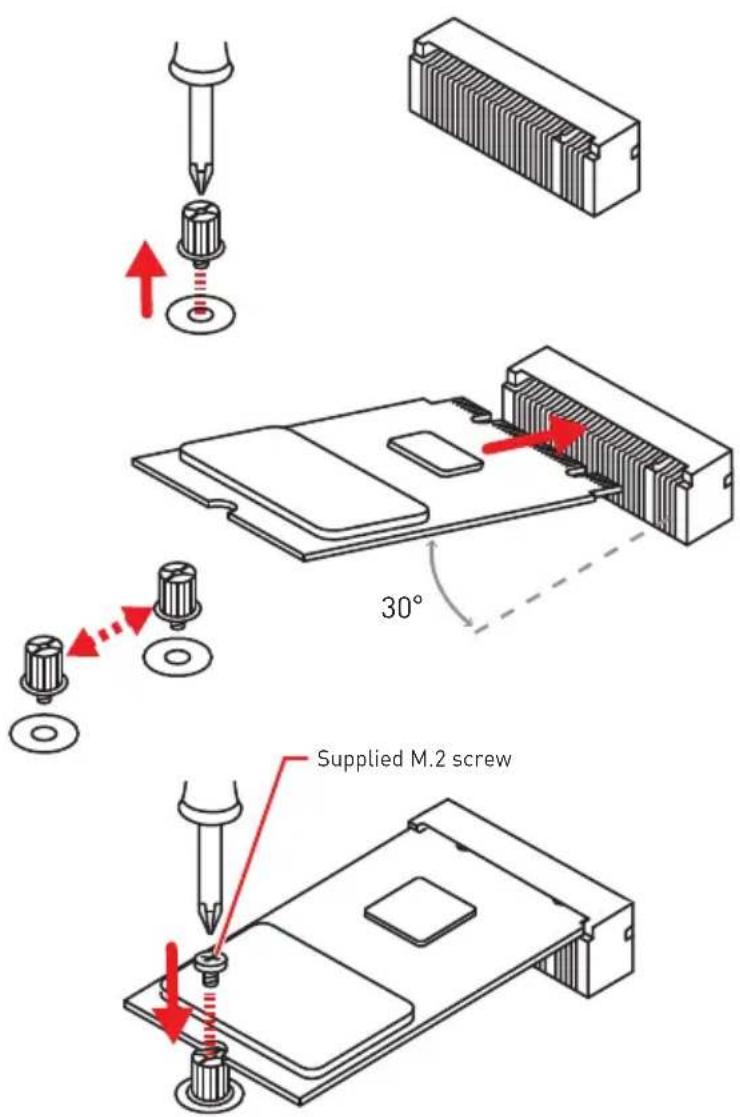 MSI X470 Gaming Plus - Installing M.2 SSD - 1