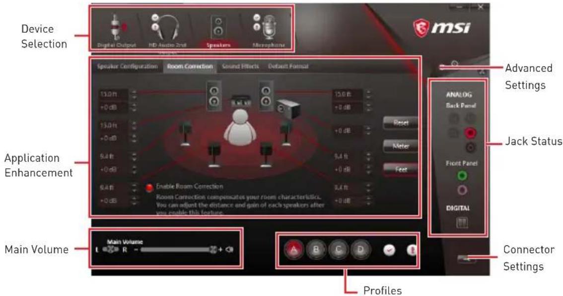 MSI X470 Gaming Plus - Realtek HD Audio Manager - 1