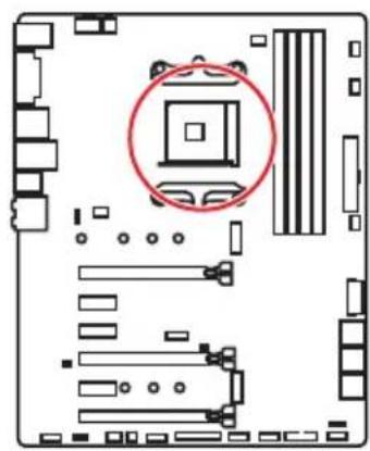 MSI X470 Gaming Plus - CPU Socket - 1