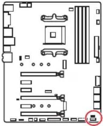 MSI X470 Gaming Plus - JFP1, JFP2: Pa3bembl nepeDnei naHeJI - 1