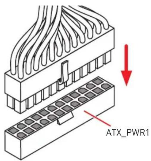 MSI X470 Gaming Plus - Connecting the Power Connectors/ Stromanschlüsse anschliessen/ Connector les cables du module d'alimentation/ Podкlioqueepepa3beMoBпитаня - 4
